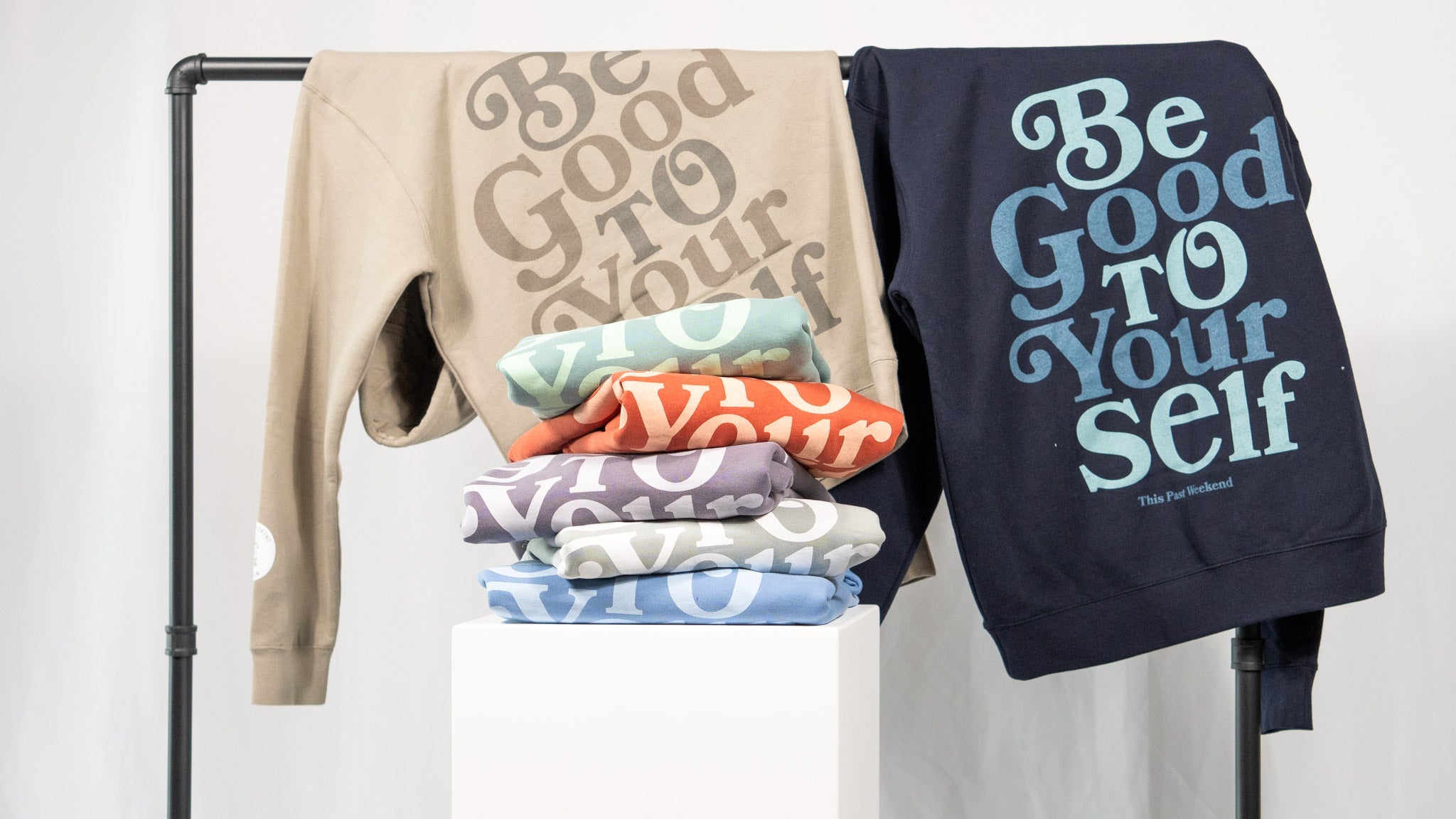 Be Good To Yourself Pigment Mint Hoodie