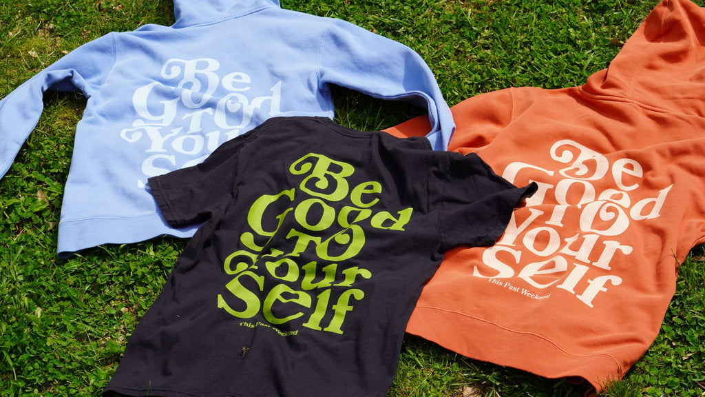 Be Good To Yourself Black Tee