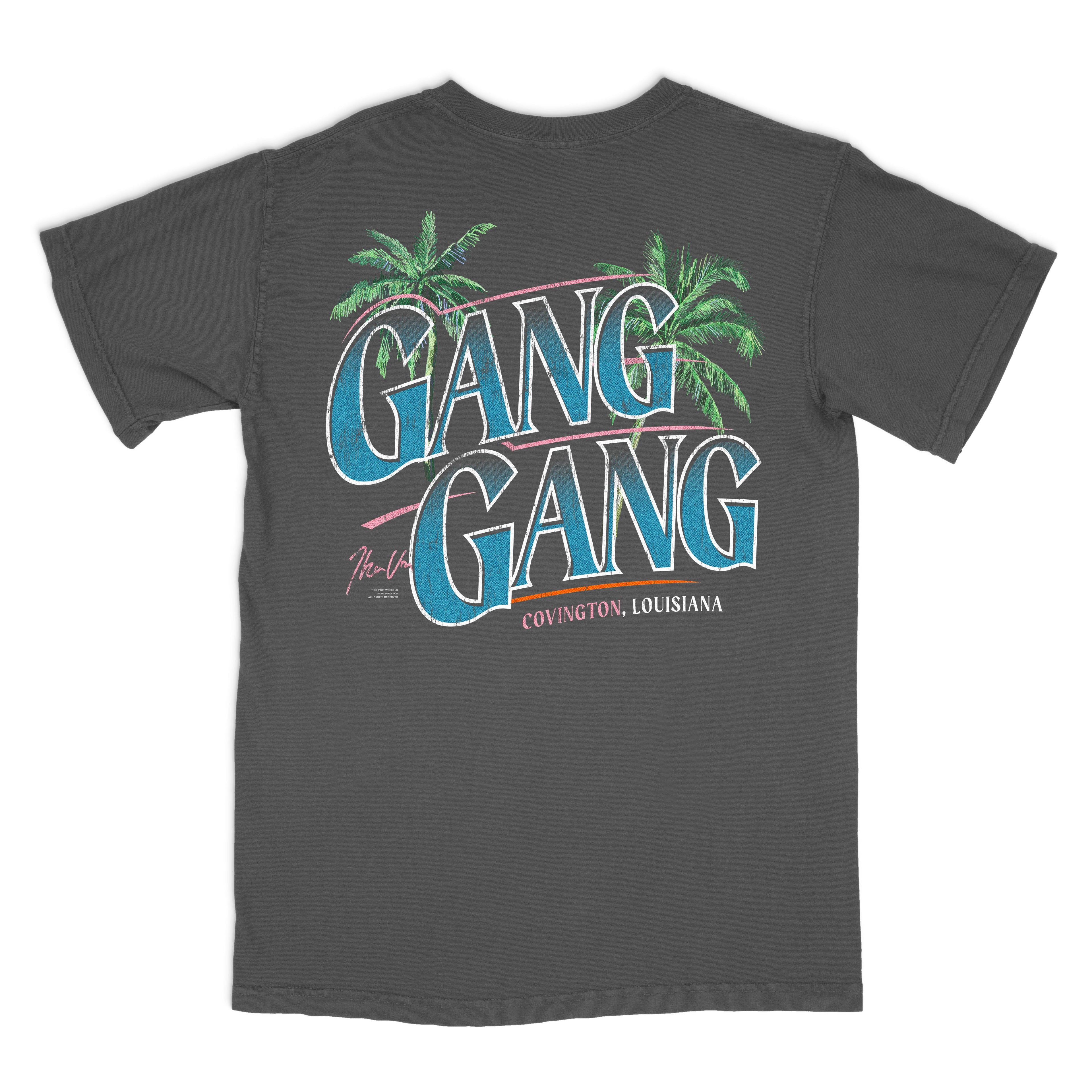 Gang Gang Palm Tree Graphite Tee