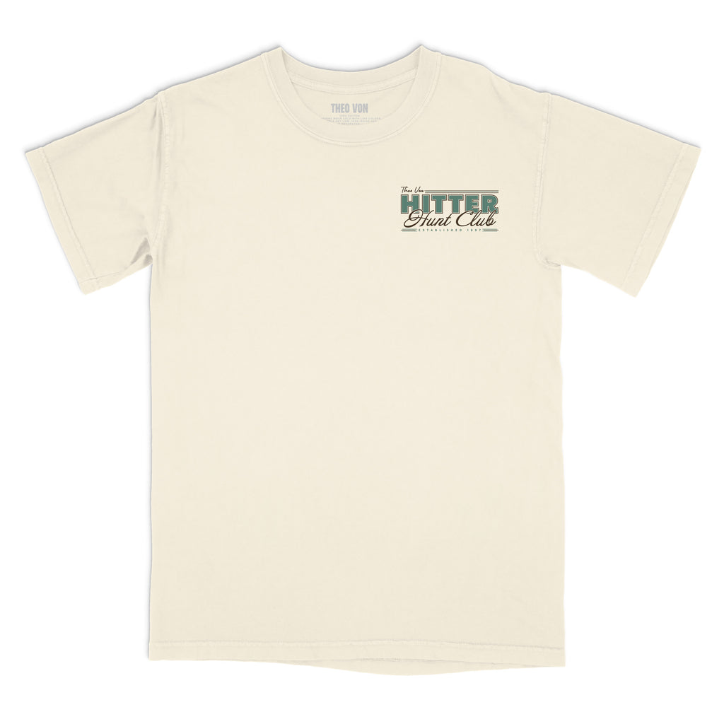 Hitter Hunt Buck Ivory Tee