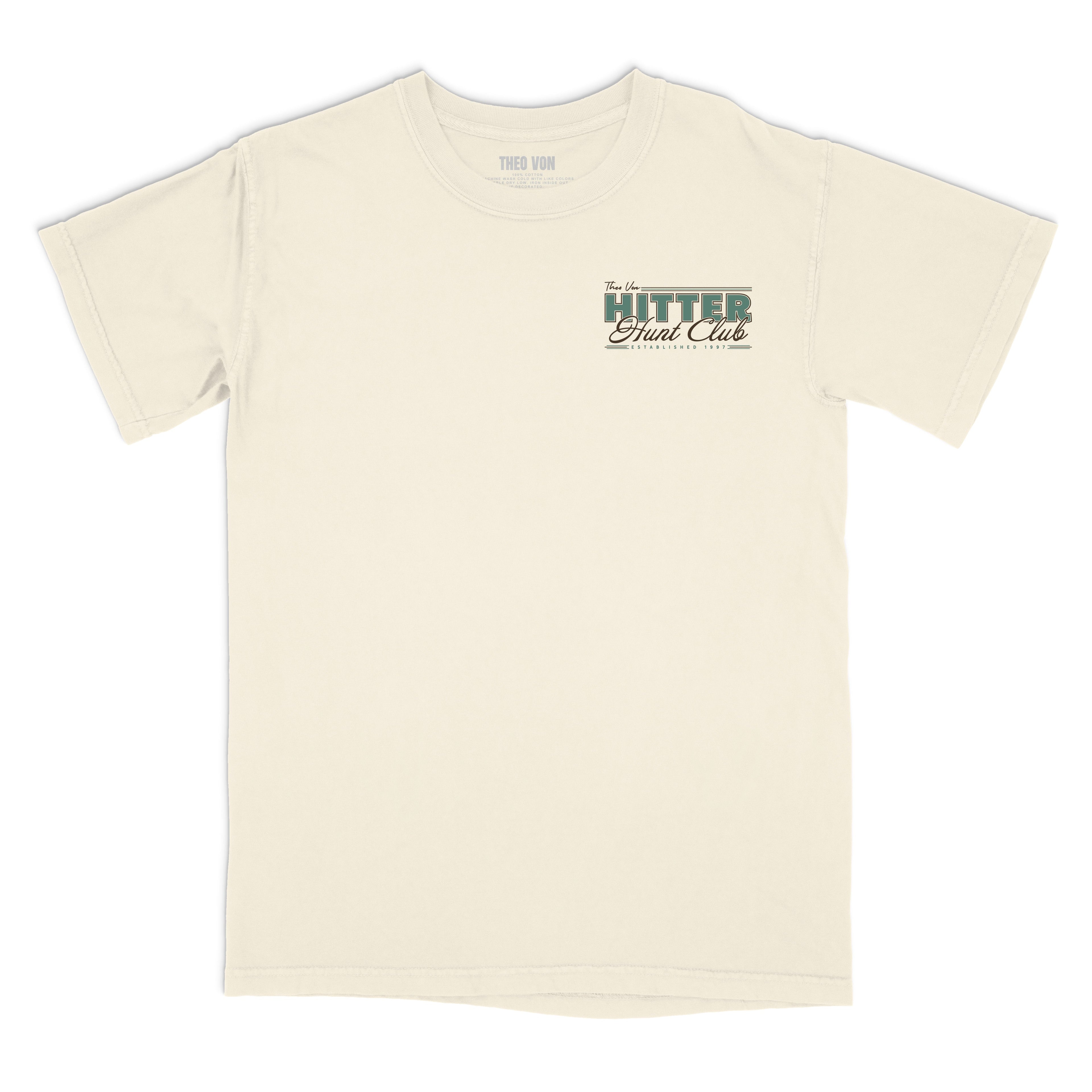 Hitter Hunt Buck Ivory Tee