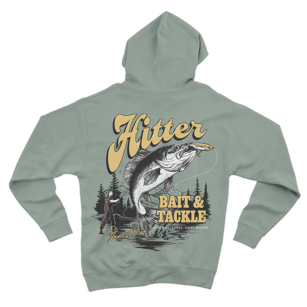 Hitter Bait and Tackle Dusty Sage Hoodie