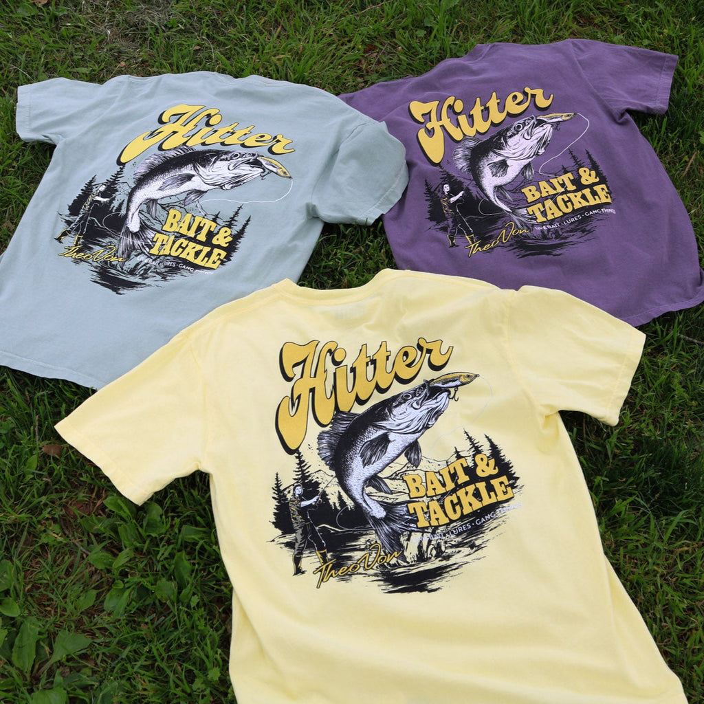 Hitter Bait and Tackle Wine Tee
