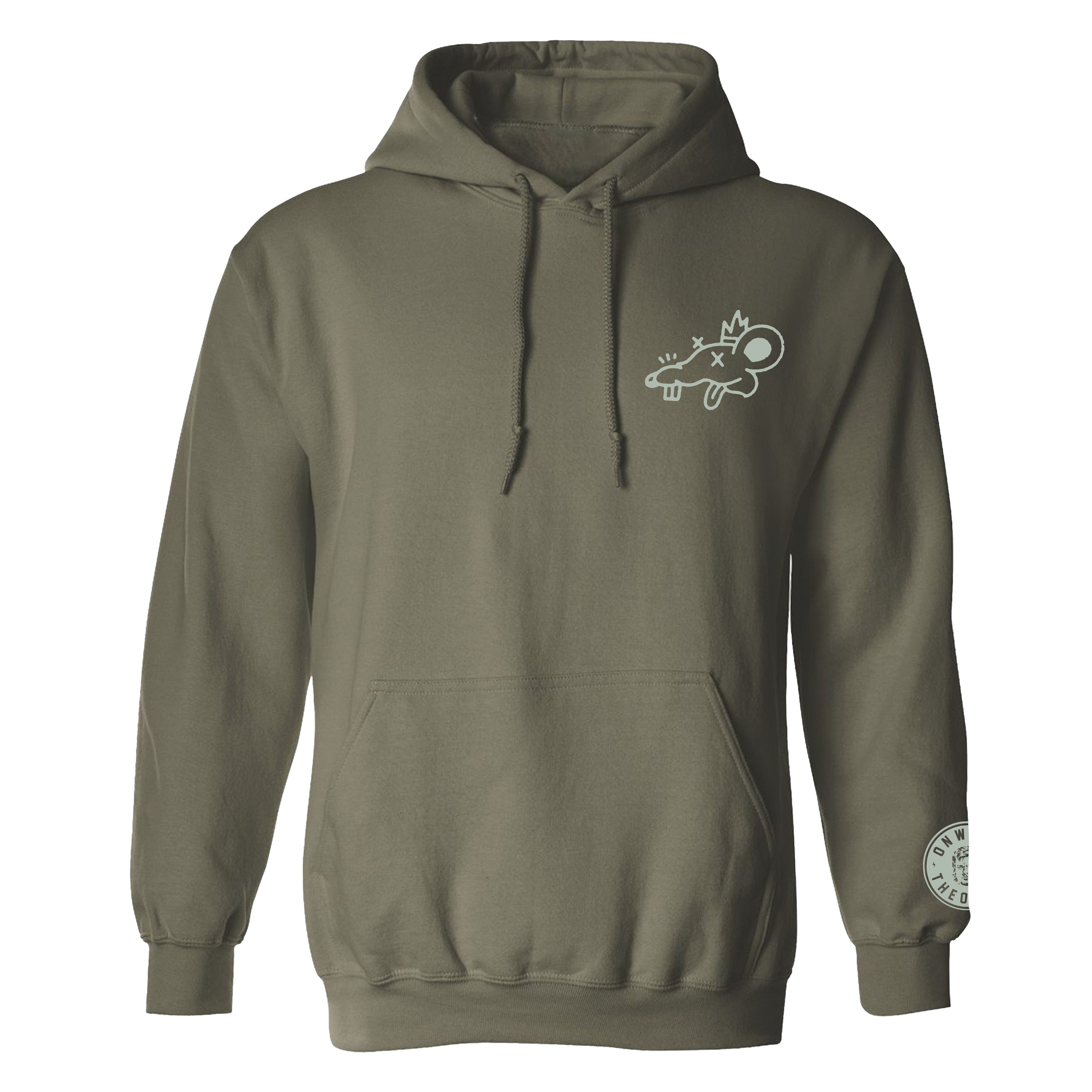 Return of the Rat Military Green Hoodie
