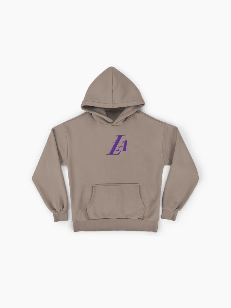 Los Angeles City Skyline Hoodie - Premium Minimalist Oversized Fit