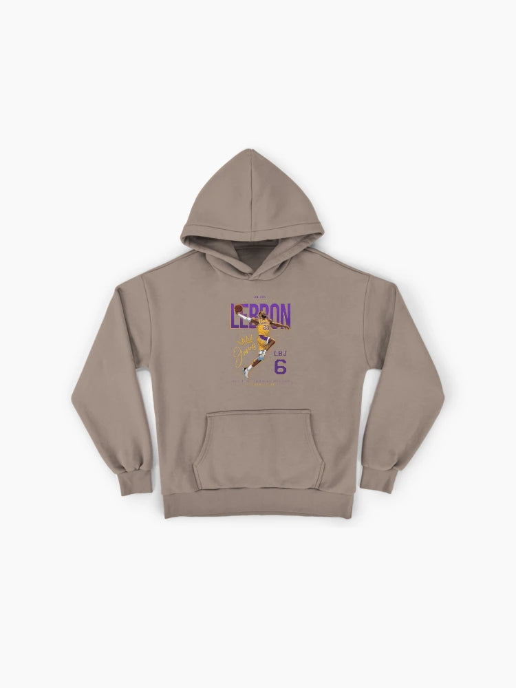 Lebron James King Crown Hoodie - Premium Soft Oversized Sportswear