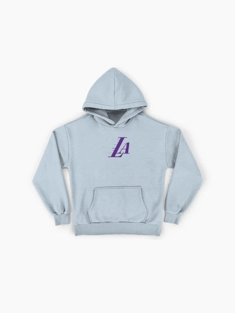 Los Angeles City Skyline Hoodie - Premium Minimalist Oversized Fit