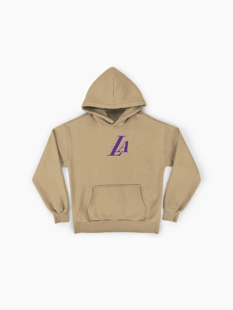 Los Angeles City Skyline Hoodie - Premium Minimalist Oversized Fit