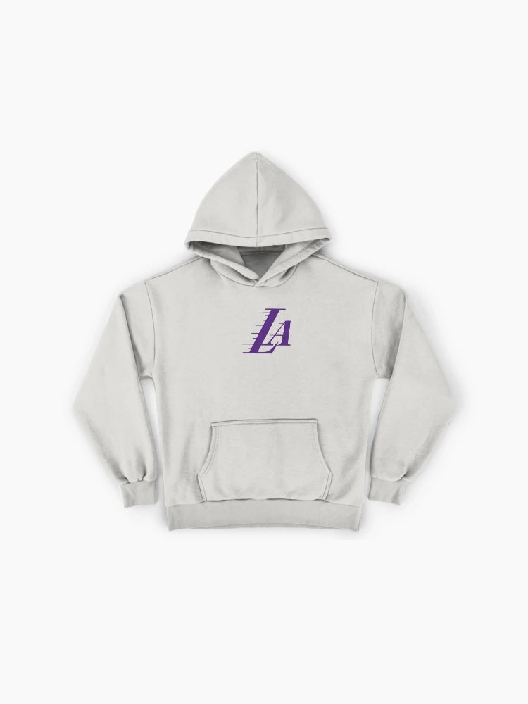 Los Angeles City Skyline Hoodie - Premium Minimalist Oversized Fit