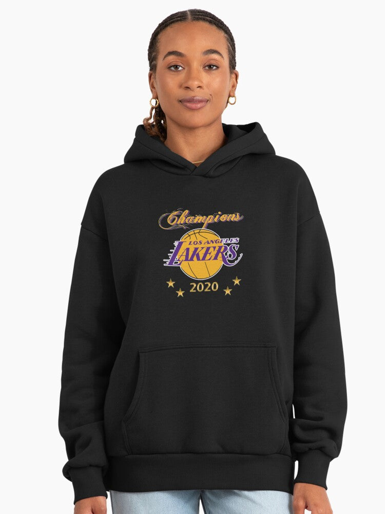 2020 NBA Champions Los Angeles Hoodie - Premium Heavyweight Fit Black